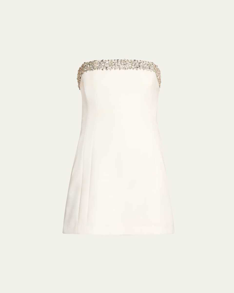 Elsie Embellished Strapless Mini Dress
